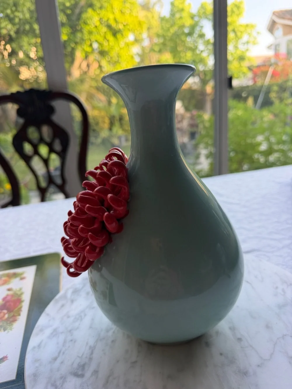 Anthropologie Chrysanthemum Vase